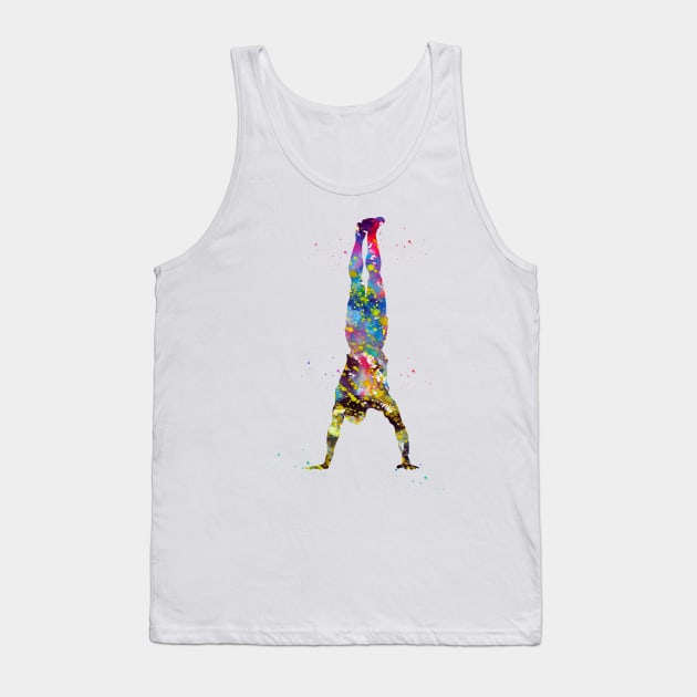 Handstand Tank Top by erzebeth